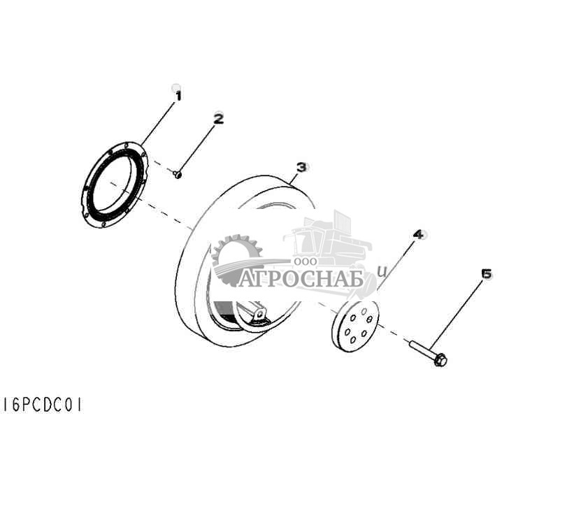1310 Crankshaft Damper  Pulley  Front Seal 